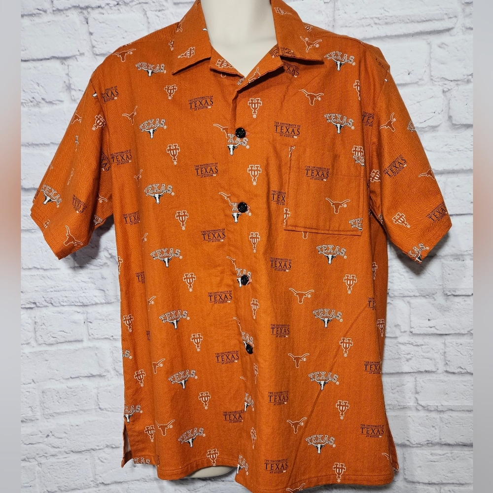 Hand Crafted Men's Orange Collegiate Shirt